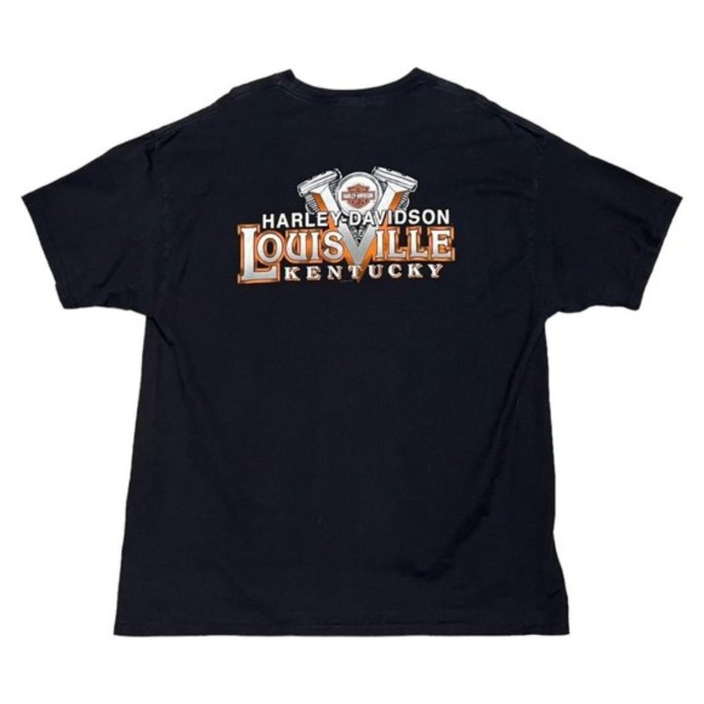 Harley Davidson Vintage Y2k Louisville, Kentucky Motorcycle Biker Tee Shirt
